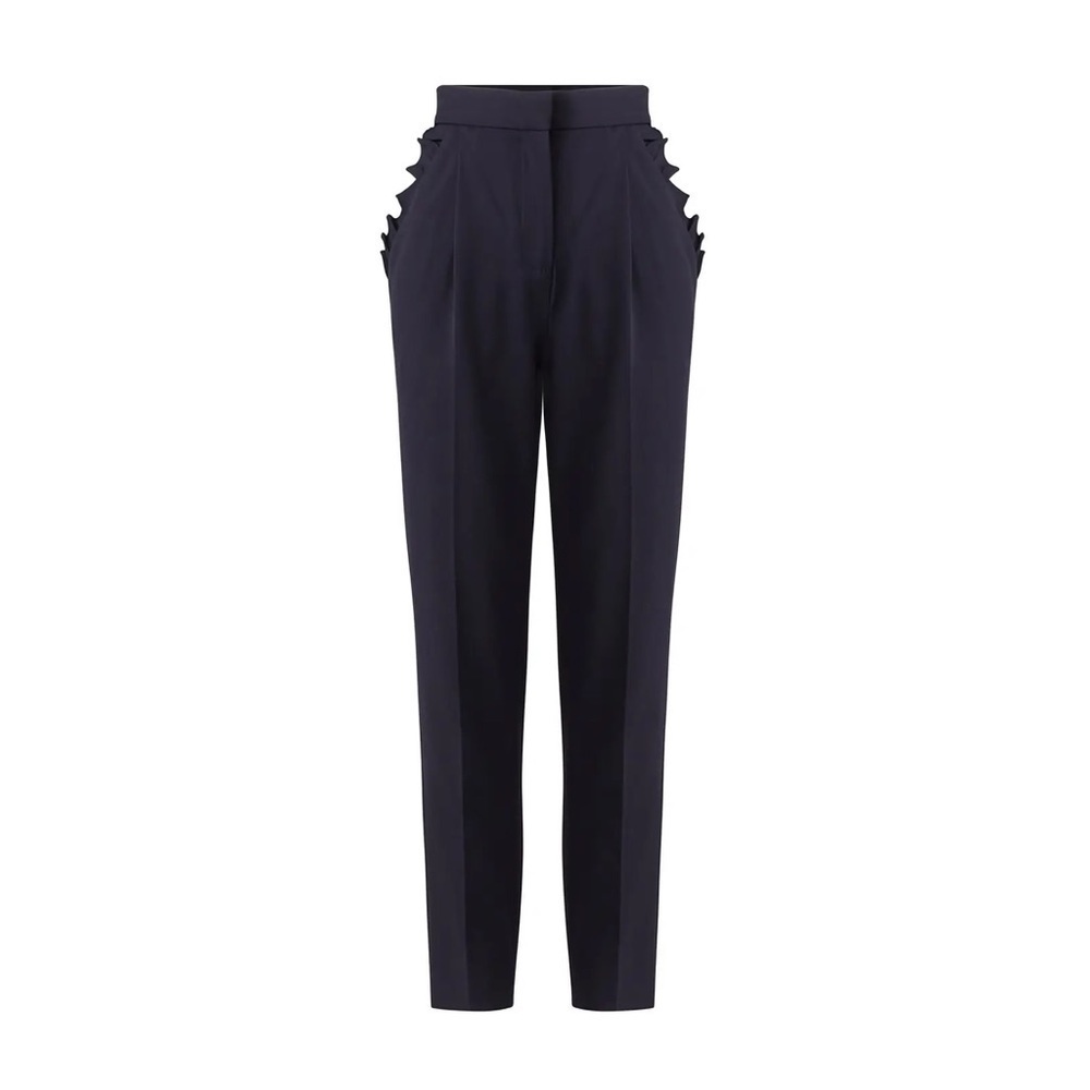 Rebecca Taylor Spring Suiting Ruffle Pants - Picture 5 of 16